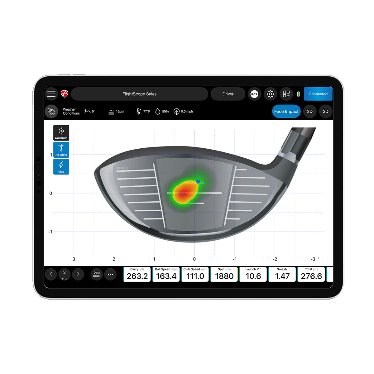 MEVO+ フェースインパクトロケーション – FlightScope Japan