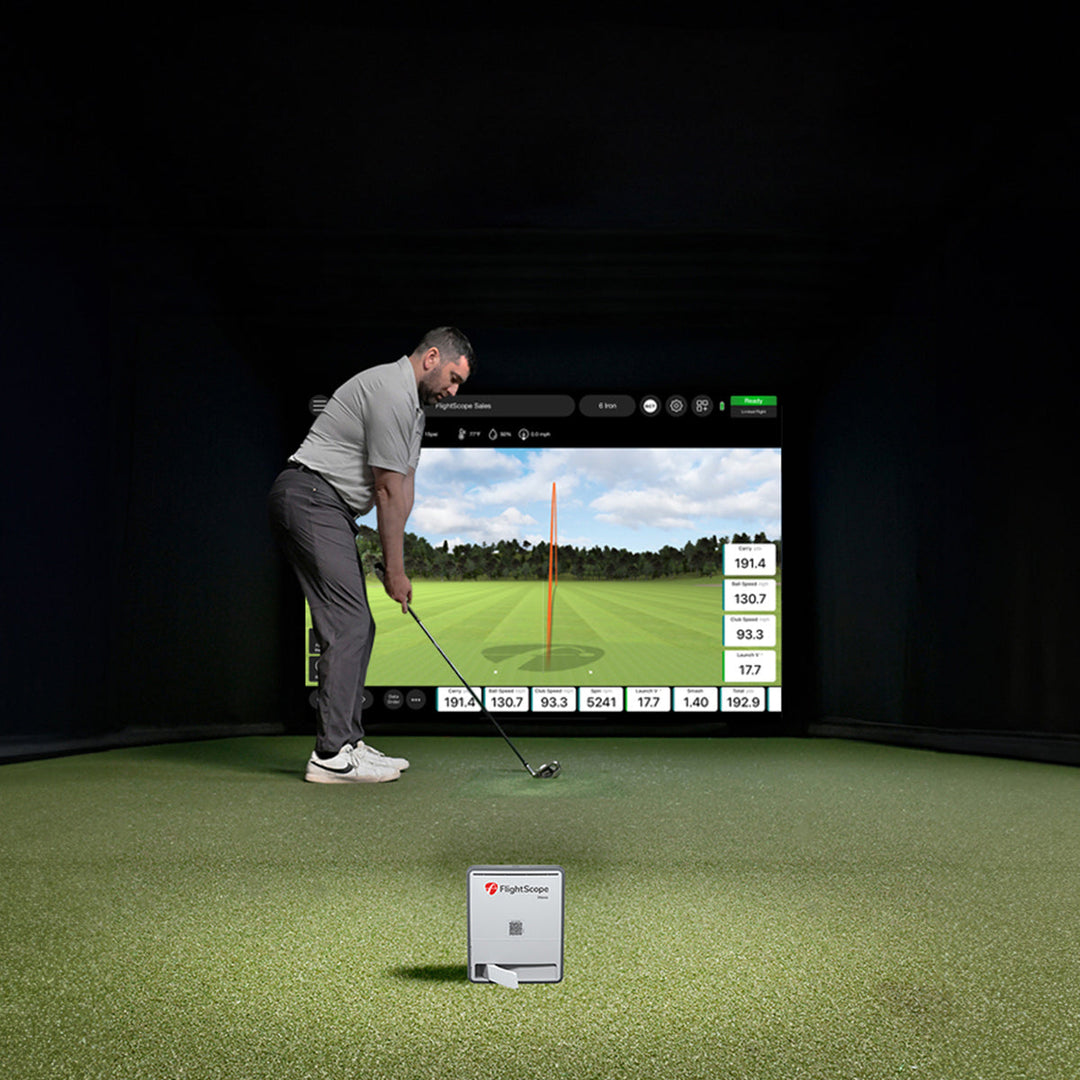 Mevo Gen2 launch monitor indoor with software